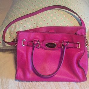 Hot pink Michael Kors bag